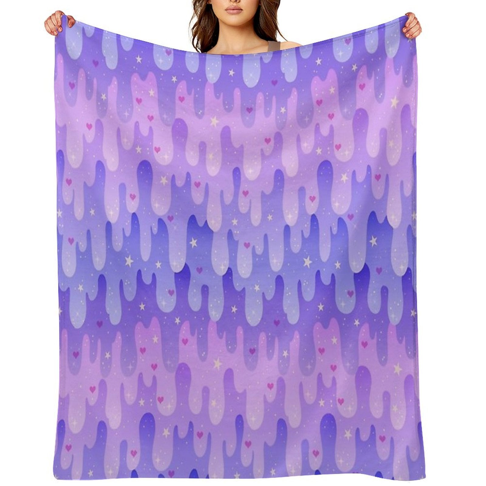 Lavender Slime Versatility Throw Blanket
