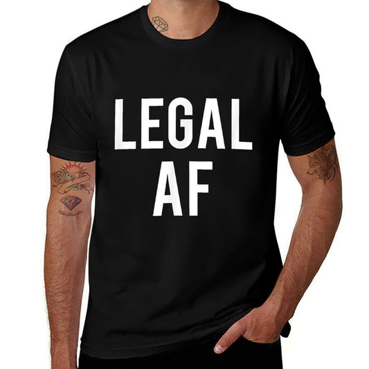 Legal Af 21st Birthday18th Birthday  Heathered Texture T-Shirt