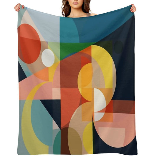 Mid Century Design 4 Compact Throw Blanket