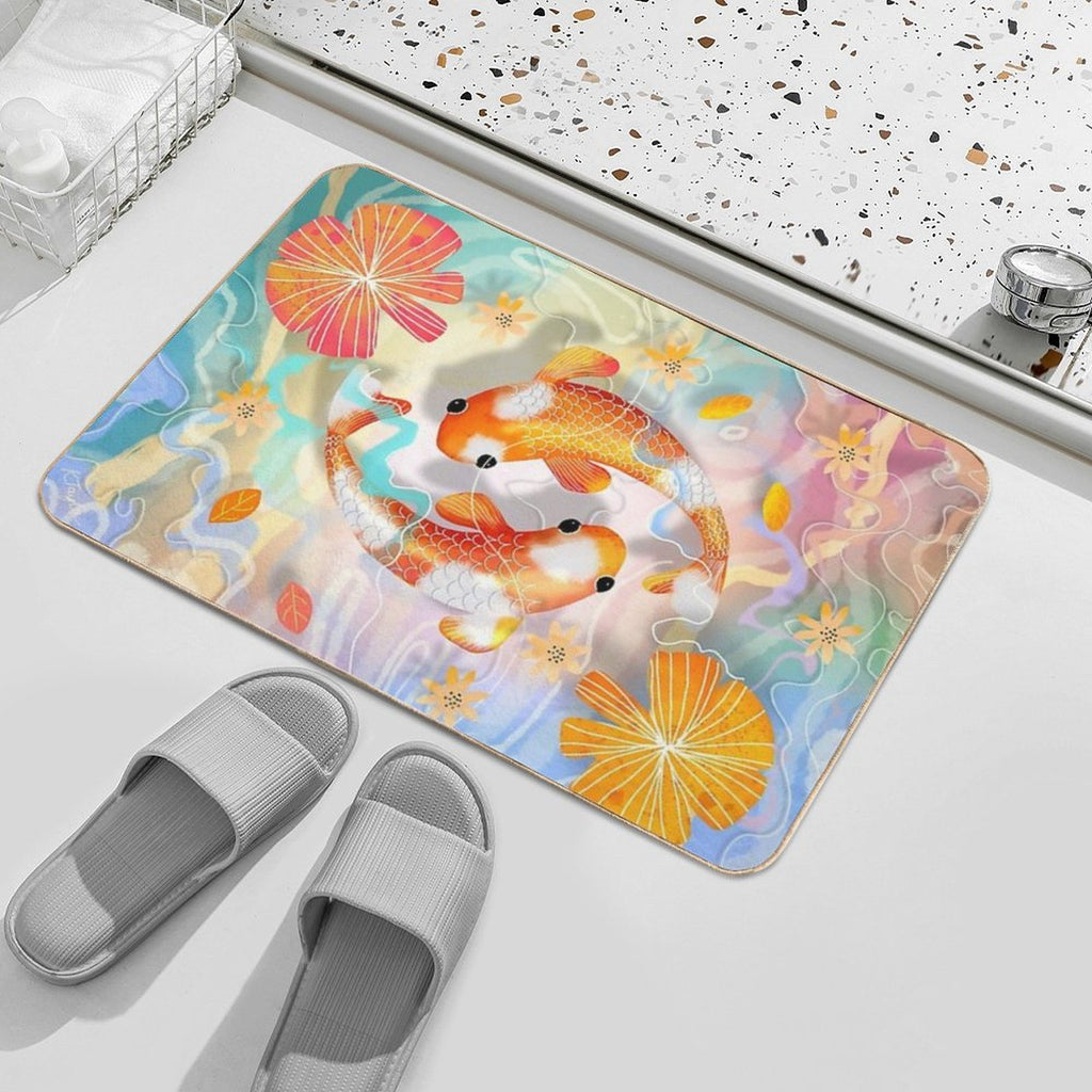 Kaleidoscope Koi  Multi-Purpose Bath Mat
