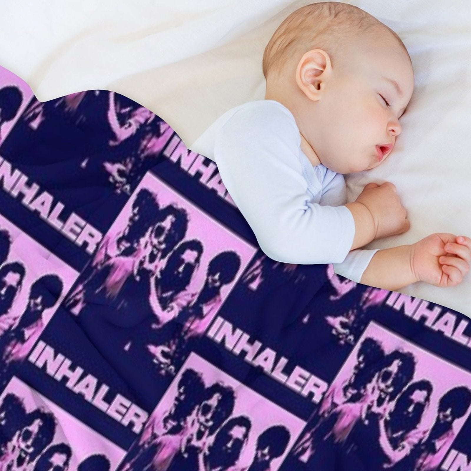 Inhaler Band Lightweight Throw Blanket