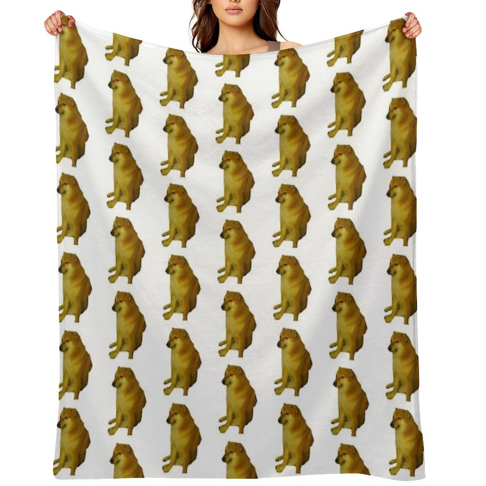 Cheems Comfort Throw Blanket