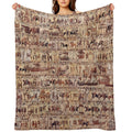 Bayeux Tapestry Velvety-soft Throw Blanket