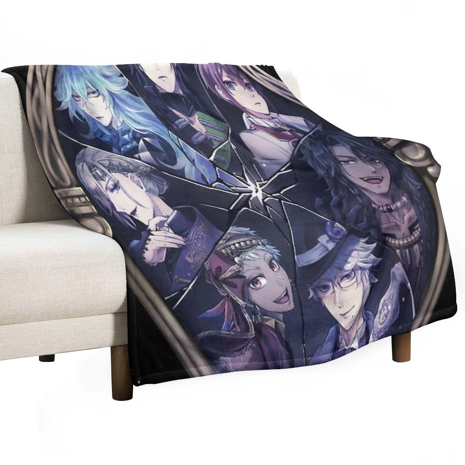 Twisted Wonderland Anime Machine-washable Throw Blanket