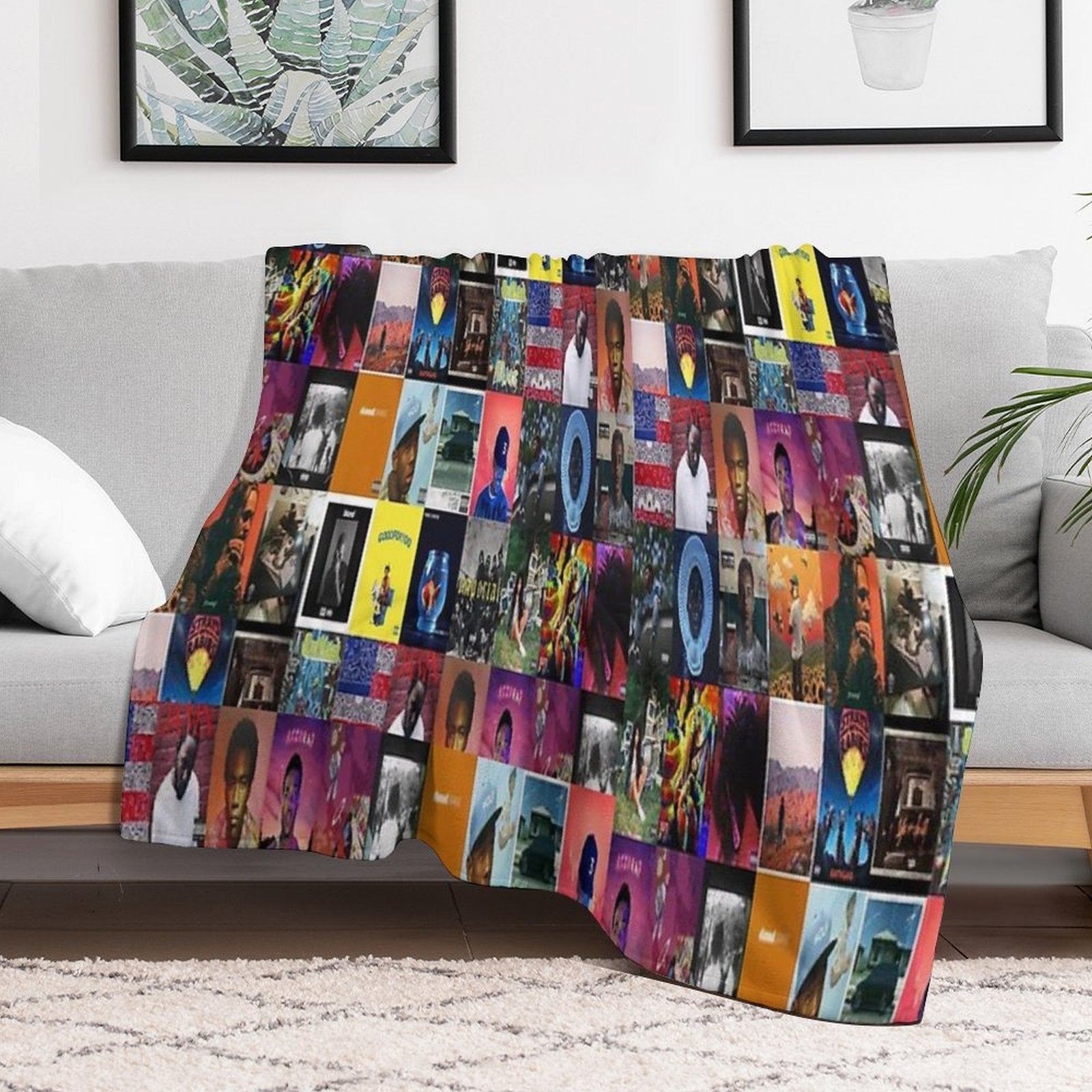Hip Hop Wrinkle-free Throw Blanket