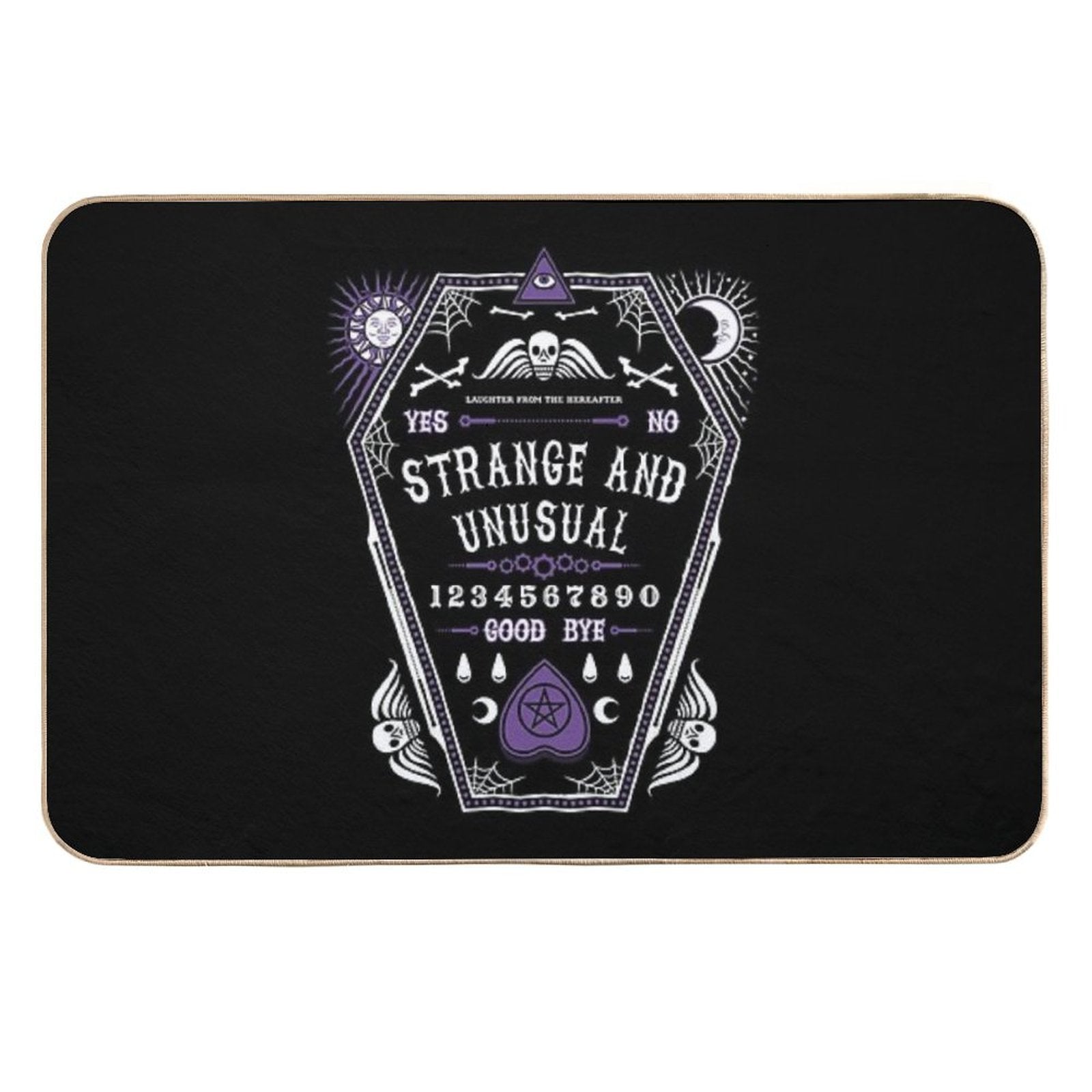 Strange And Unusual - Creepy Cute Goth - Occult  Easy To Clean Bath Mat