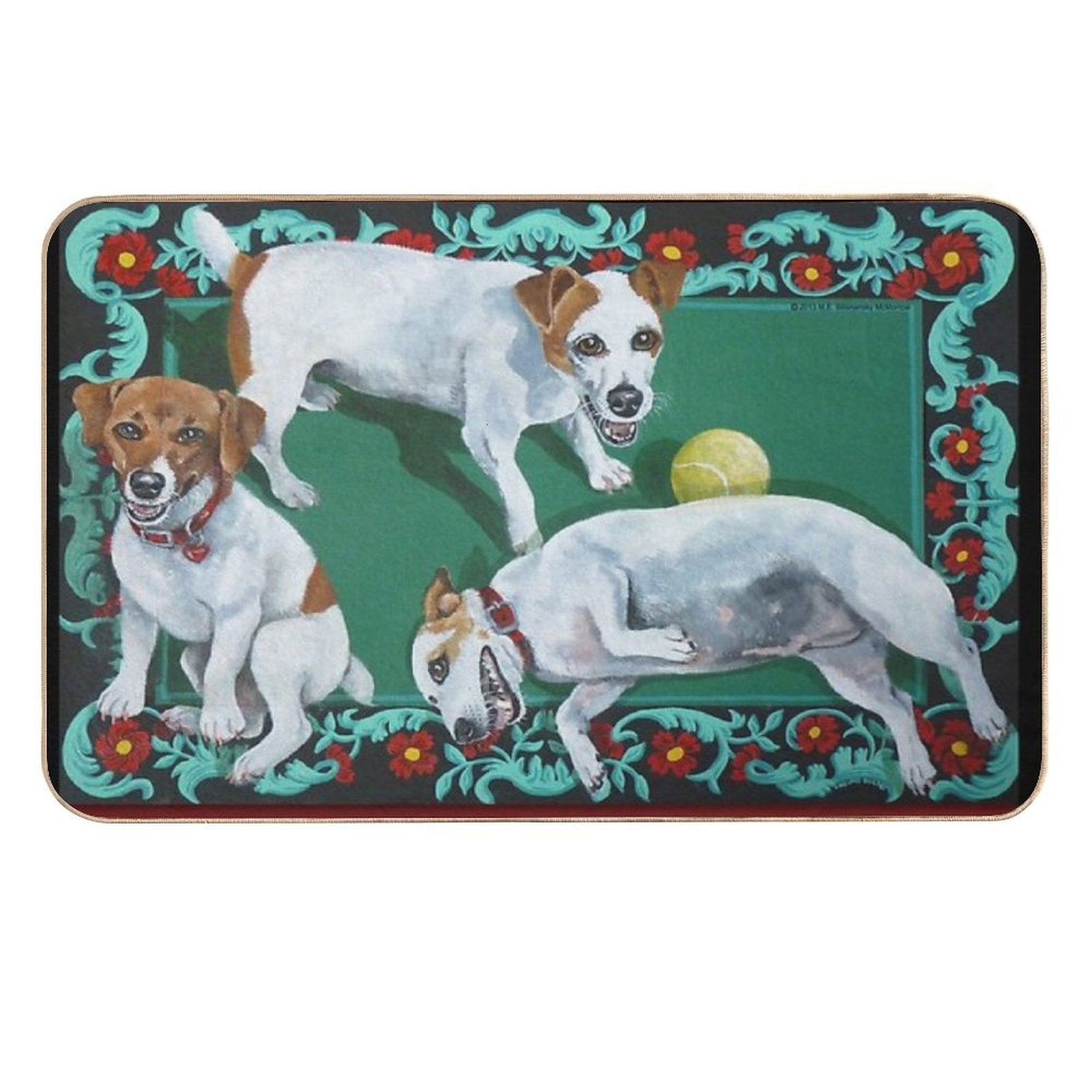 Jack Russells  Rapid-Drying Bath Mat