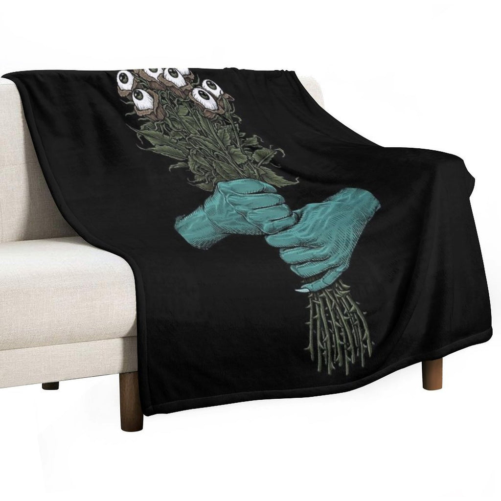 Monster Bouquet Plush Throw Blanket