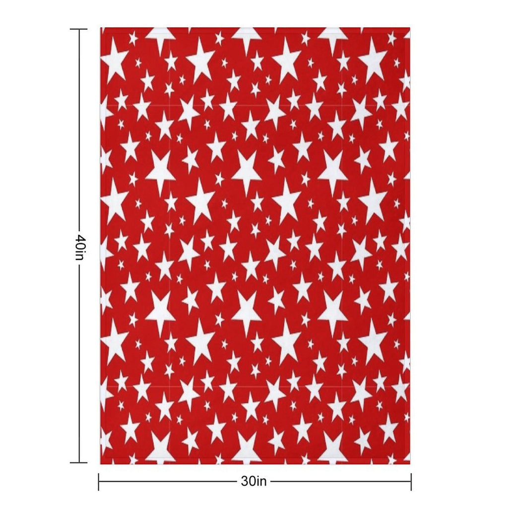 Star Pattern Design for Apparel And Home Decor Wrinkle-free Throw Blanket