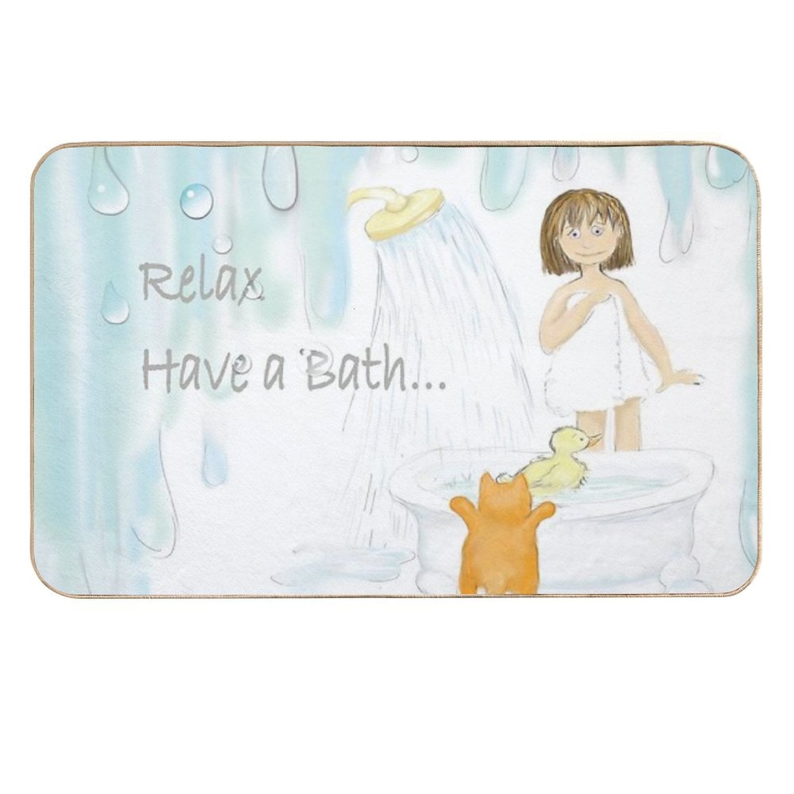 Bathtime  Fade-Resistant Bath Mat