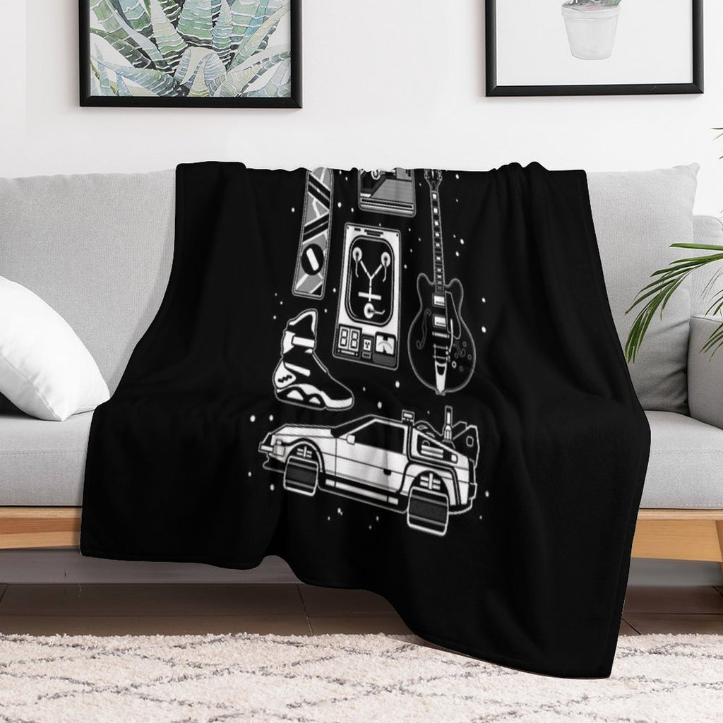 BTTF Icon Set Anti-pilling Throw Blanket