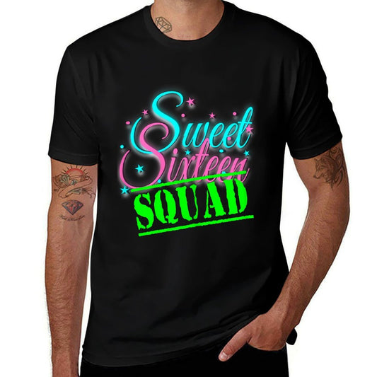 Vintage Sweet 16 Girln Birthday 2005 Sixteenth SQUAD  Versatile T-Shirt