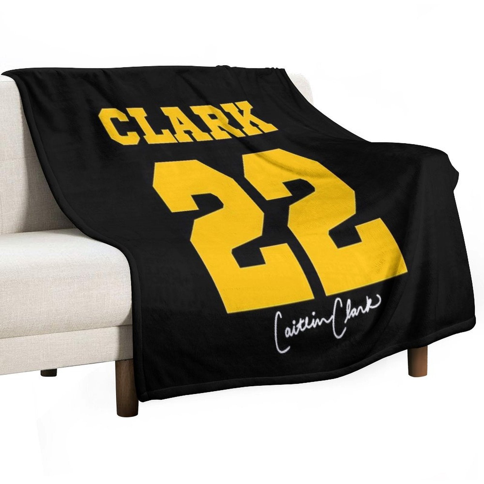 Caitlin Clark Easy Care Throw Blanket