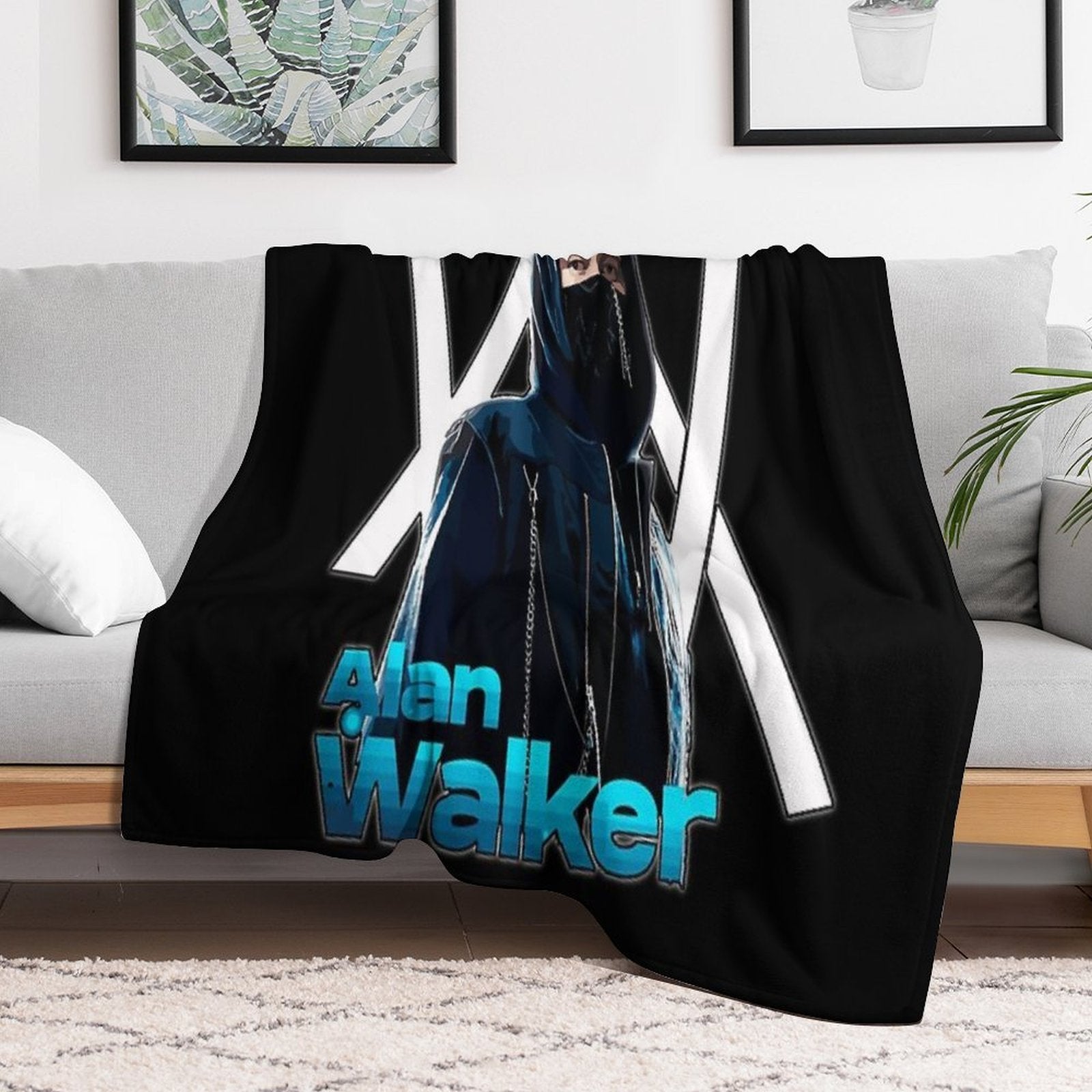 Alan Walker Travel-friendly Throw Blanket