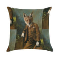 Young Master Fox Soft Gift Ready Throw Pillow