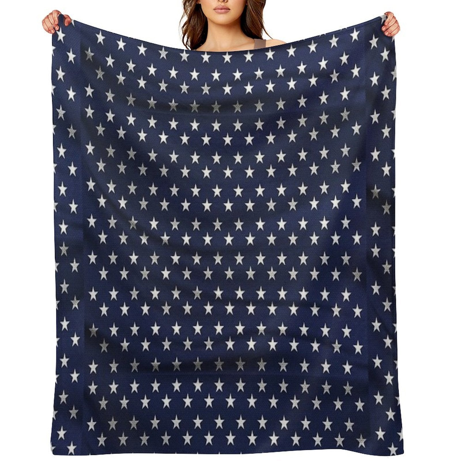Star Patterns Machine-washable Throw Blanket