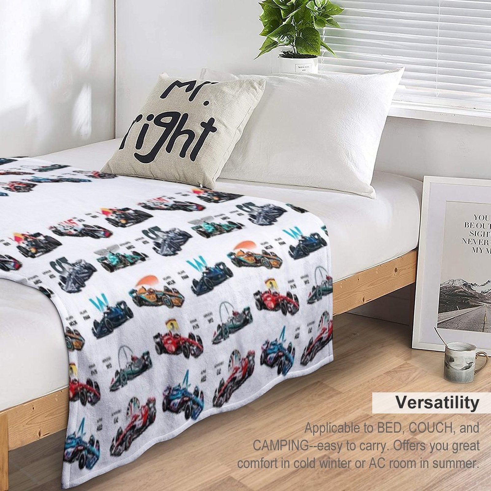 F1 All Cars 2022 Premium Throw Blanket