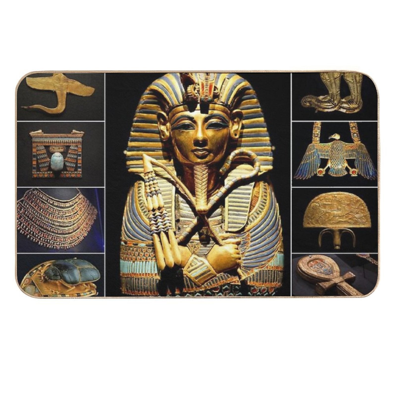 King Tutankhamun Artifacts  Odorless Bath Mat