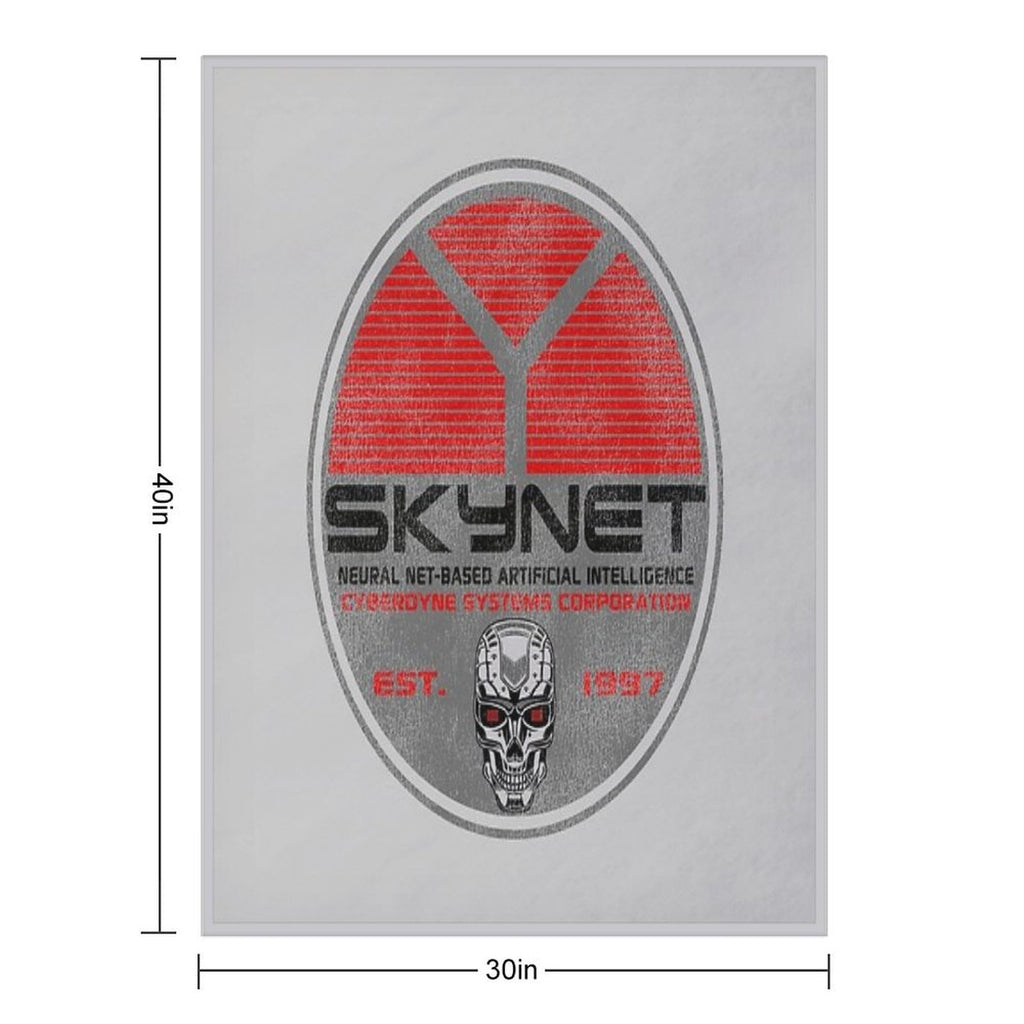 Skynet Oval Worn Lts Easy Care Throw Blanket
