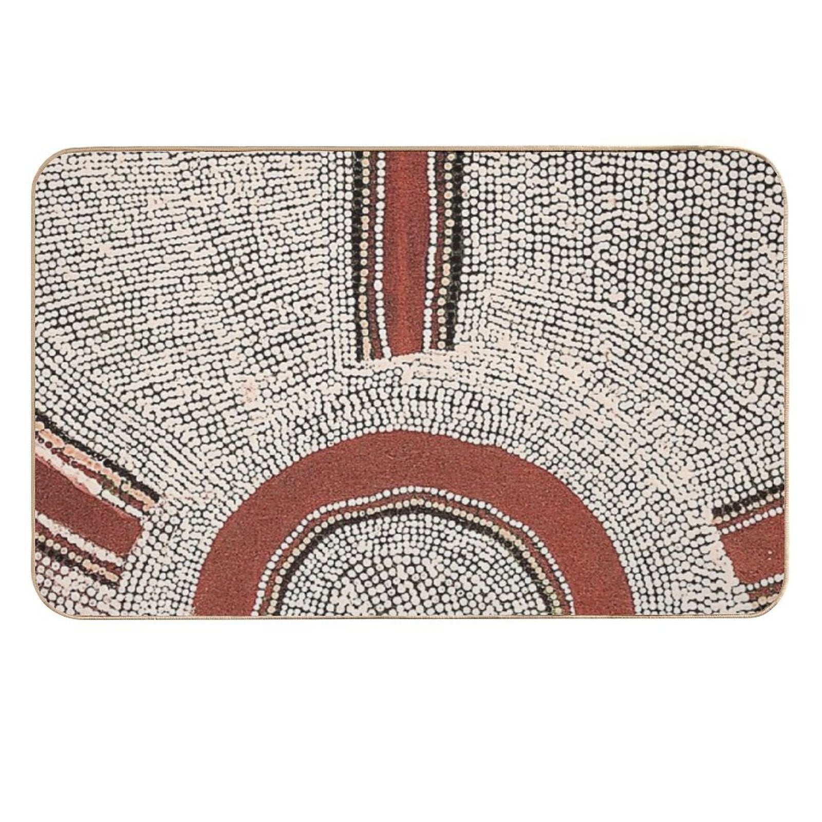 Awesome Aboriginal Dot Art  Stain-Proof Bath Mat