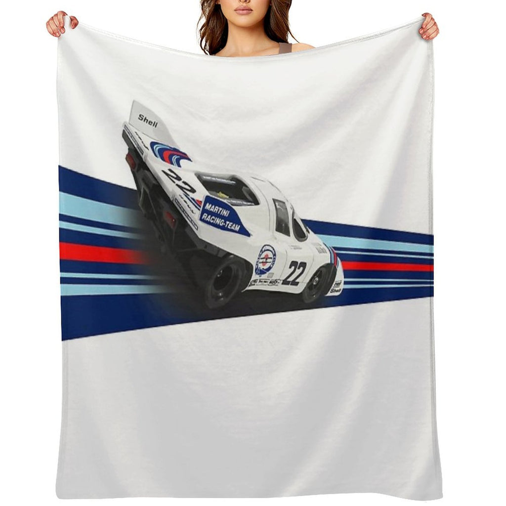 Porsch 917 Martini Racing 1971 Multi-functional Throw Blanket