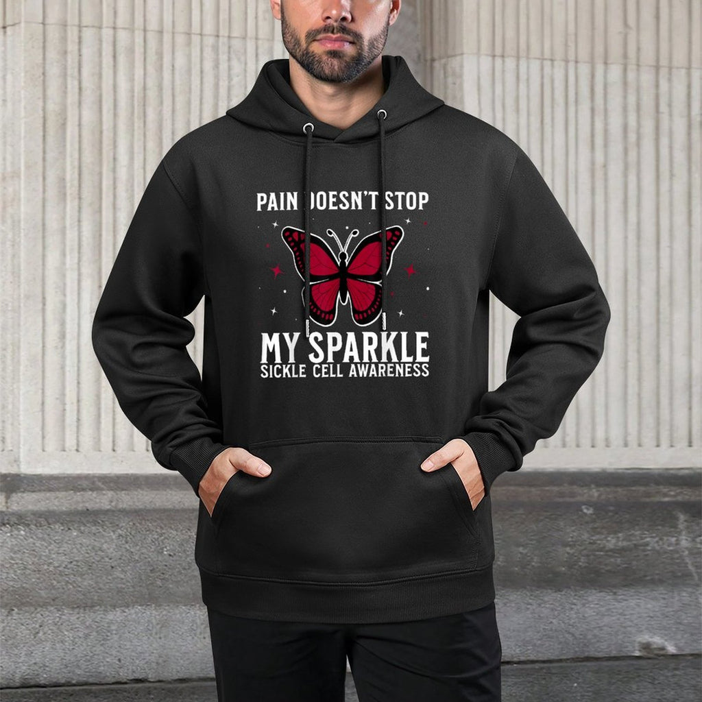 Sickle Cell Awareness Apparel Gifts For Sickle Cell Warrior Customizable Surface Hoodie