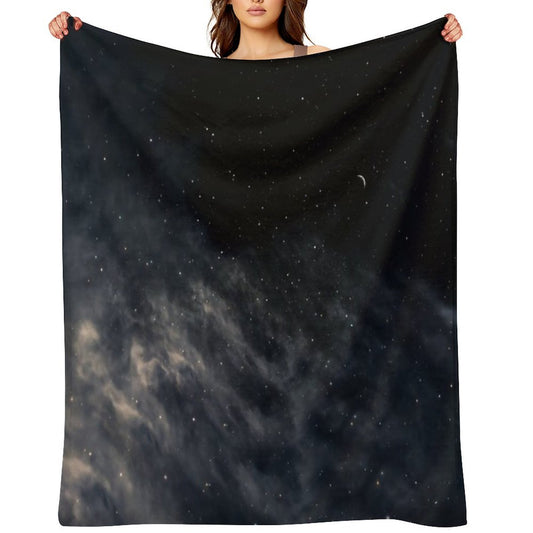 Melancholy Shrink-resistant Throw Blanket