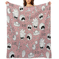 Rick And Morty Pattern Multi-functional Throw Blanket