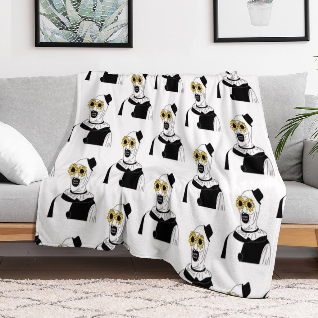 Art The Clown - Terrifier Classic Eco-conscious Throw Blanket