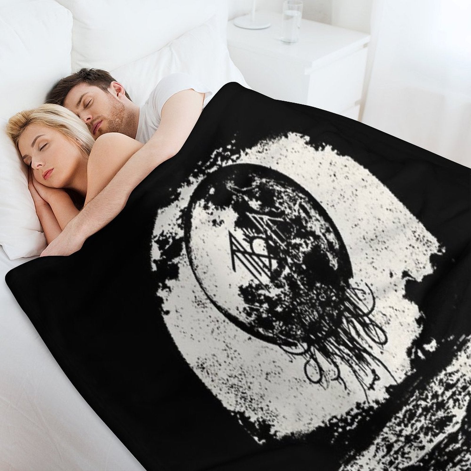 Beautiful Sunset from My Room Window Plush Throw Blanket