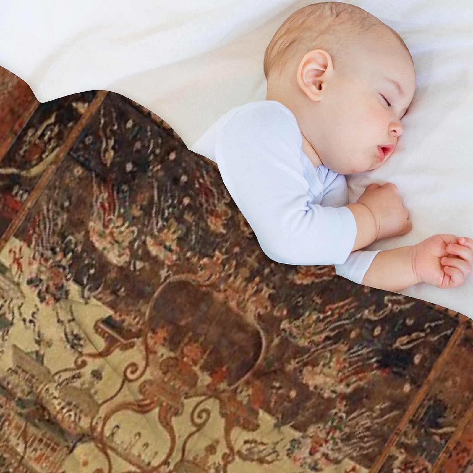 Buddhist Taima Mandala 46 Shrink-resistant Throw Blanket
