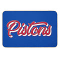 Retro Detroit Pistons Vintage  Dirt-Trapping Bath Mat