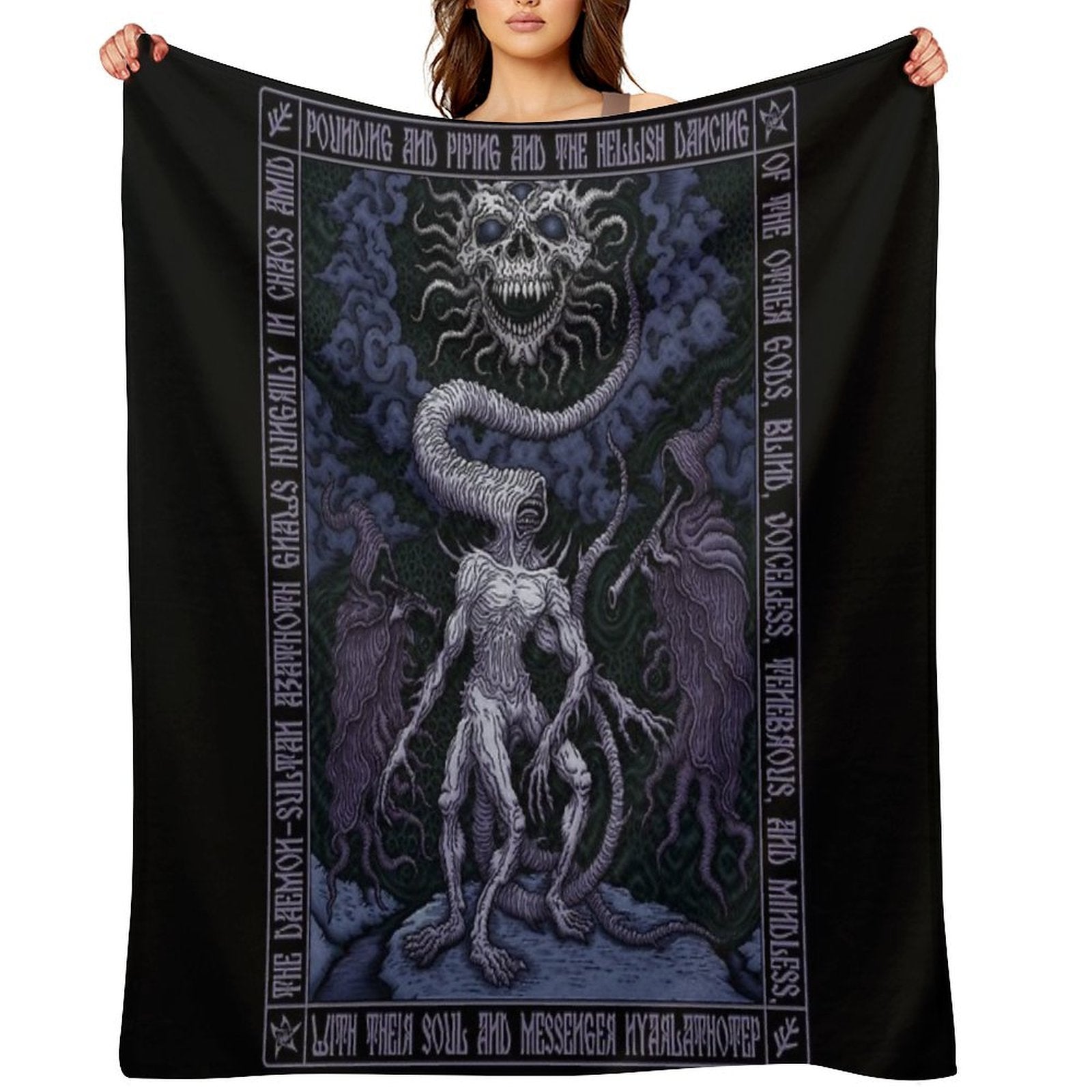 Nyarlathotep Icon - Azhmodai 2020 Durable Throw Blanket