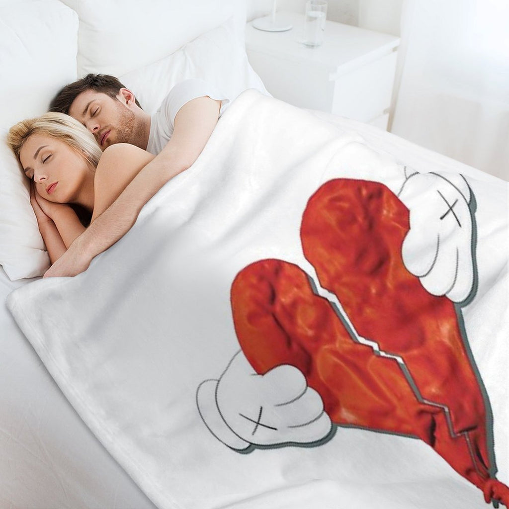 808s And Heartbreak Travel-friendly Throw Blanket