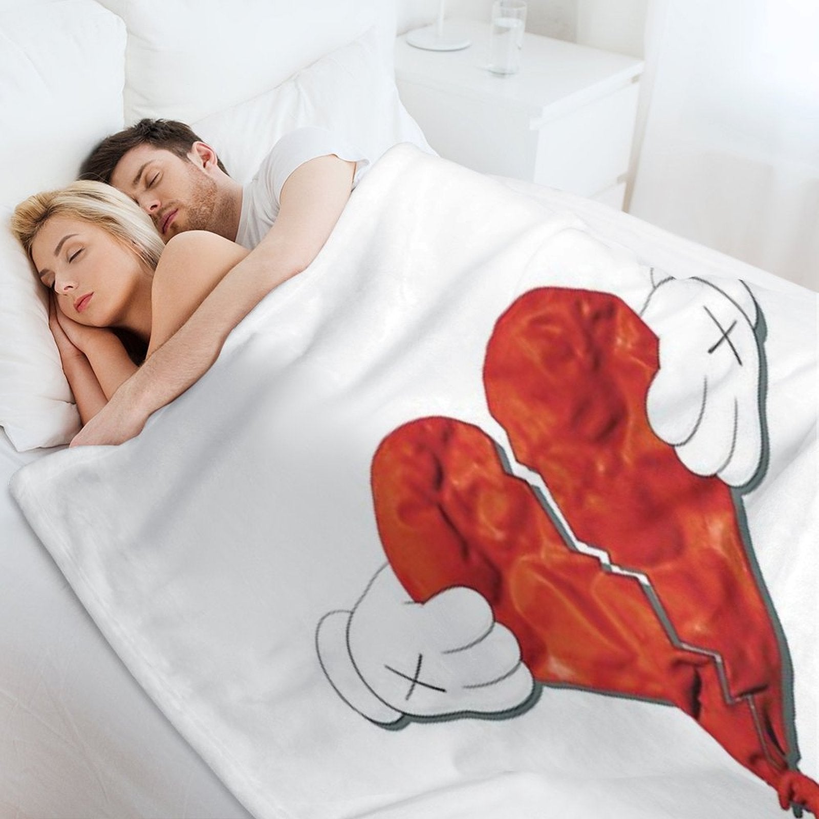 808s And Heartbreak Travel-friendly Throw Blanket