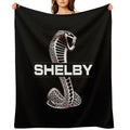 RED LIGH SHELBY MUSTANG GT500 Gift-ready Throw Blanket