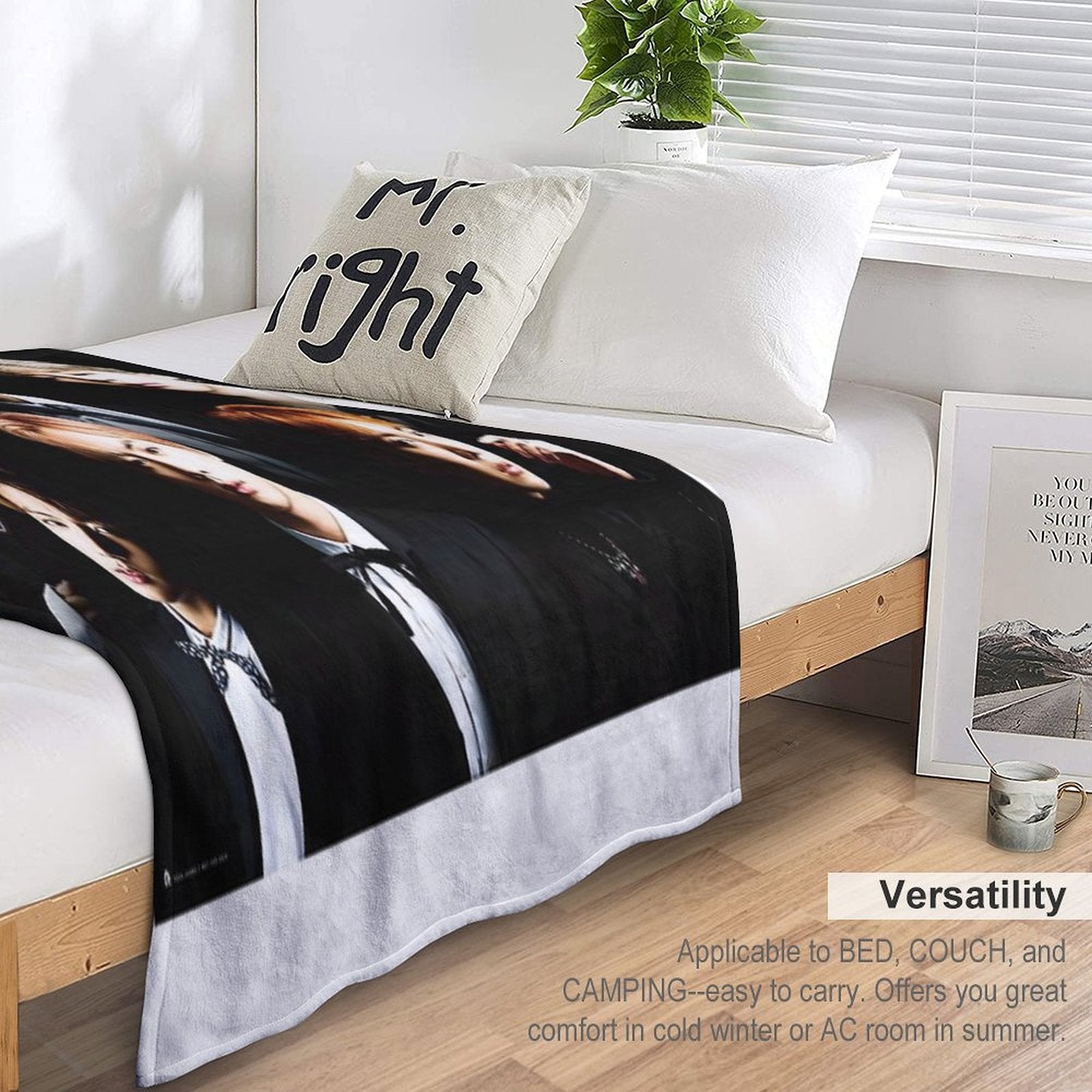 BTS Group Photo Durable Throw Blanket
