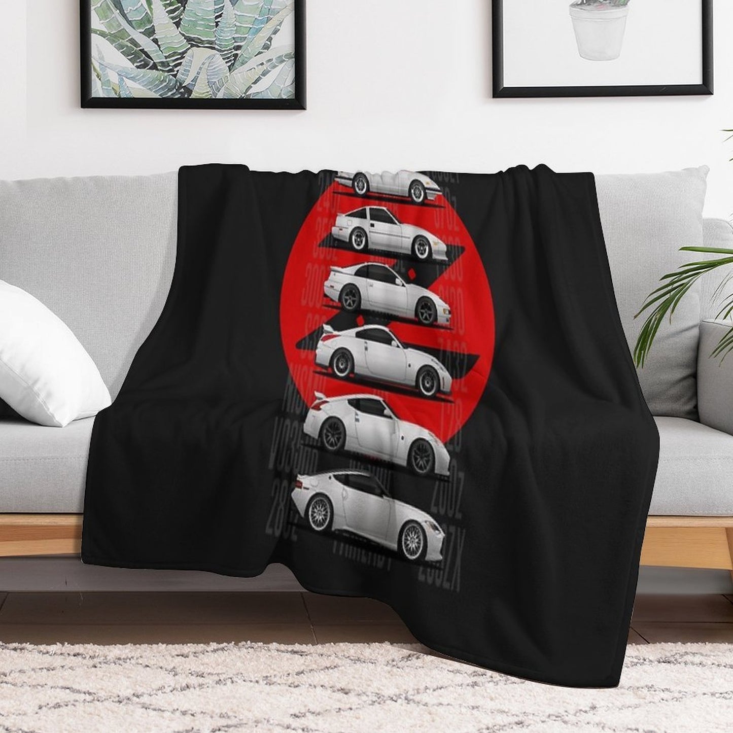 Z Generations (White) Plush Throw Blanket