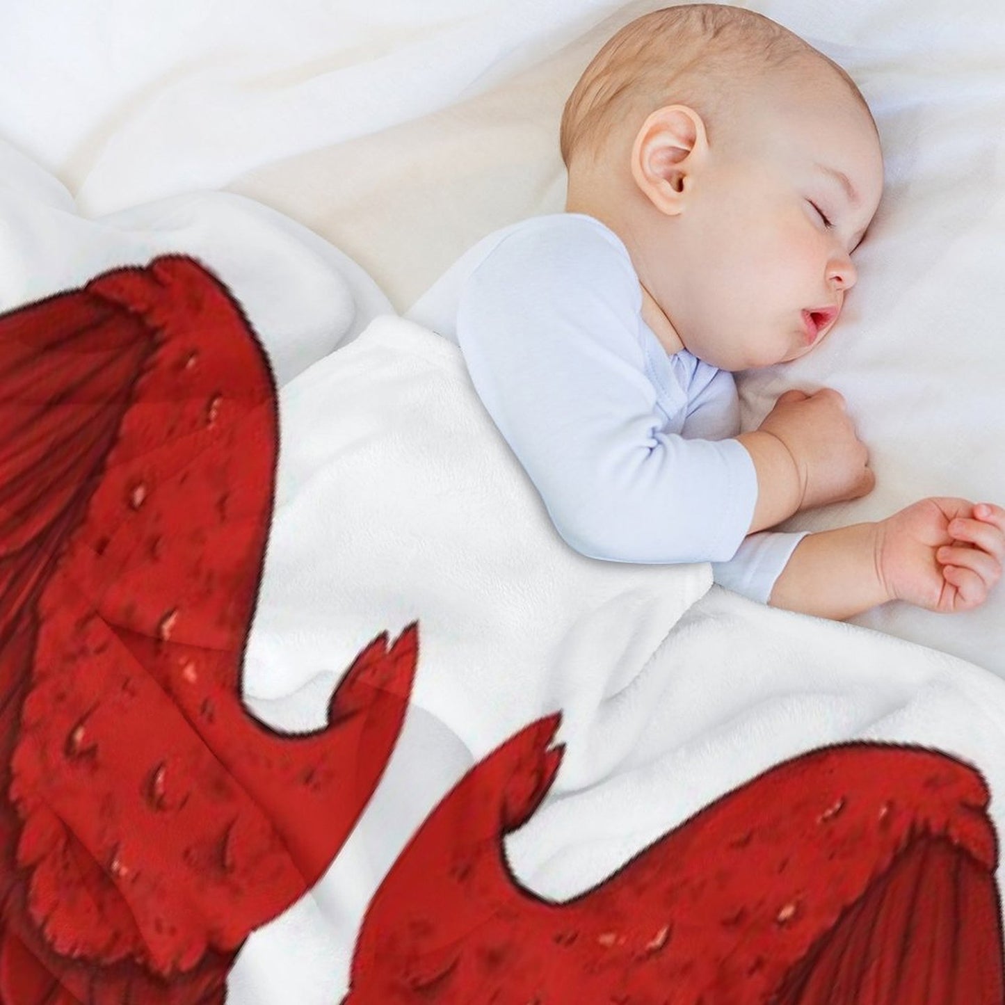 [] Wings Durable Throw Blanket