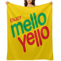 Enjoy Mello Yello Shrink-resistant Throw Blanket