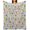Bears Pattern Gift-ready Throw Blanket