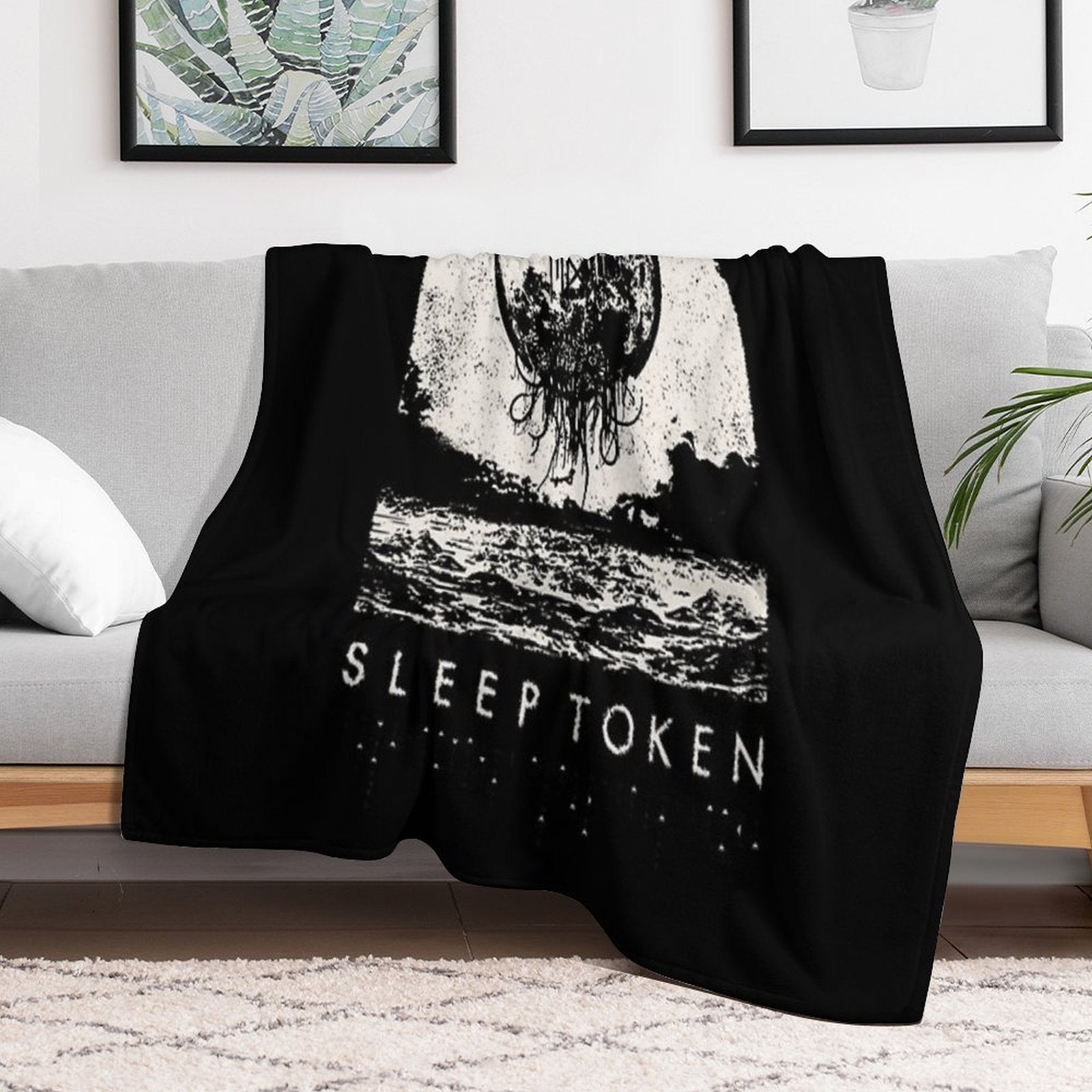 Beautiful Sunset from My Room Window Plush Throw Blanket