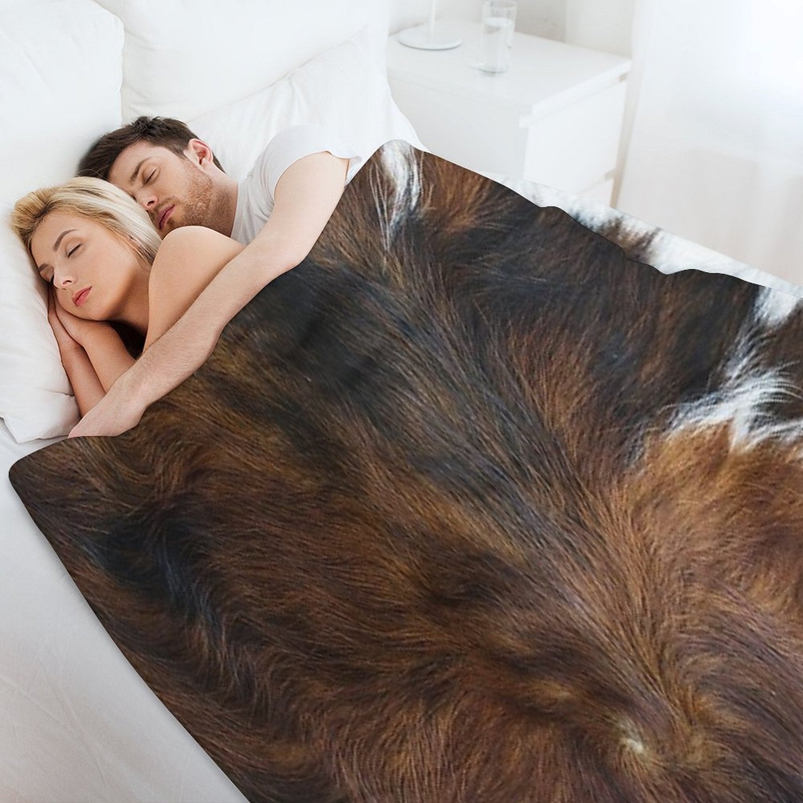 Cowprint Art (photograph, Smooth Print) Multi-functional Throw Blanket