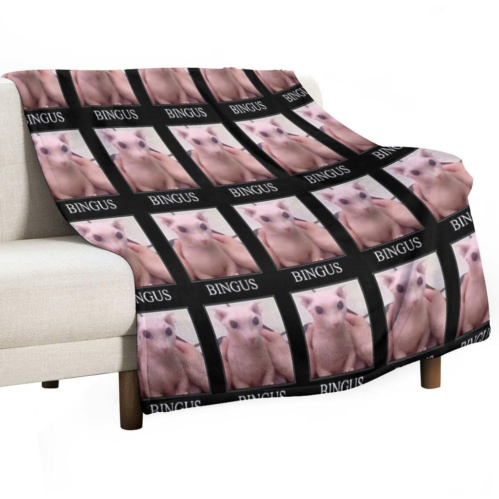 BINGUS Velvety-soft Throw Blanket