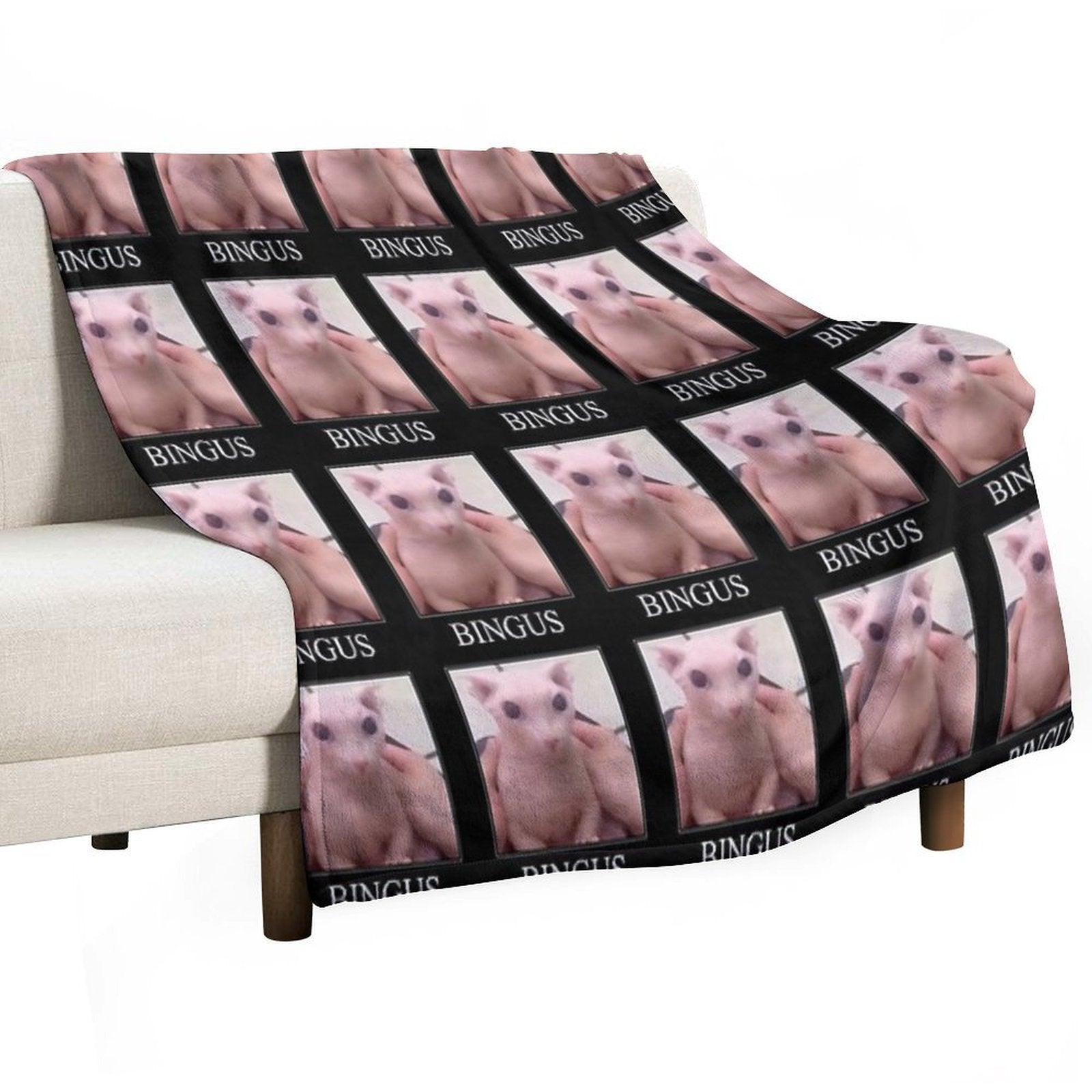 BINGUS Velvety-soft Throw Blanket
