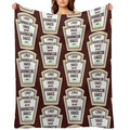 I Put Barbecue Sauce on My Bbq Sauce Machine-washable Throw Blanket