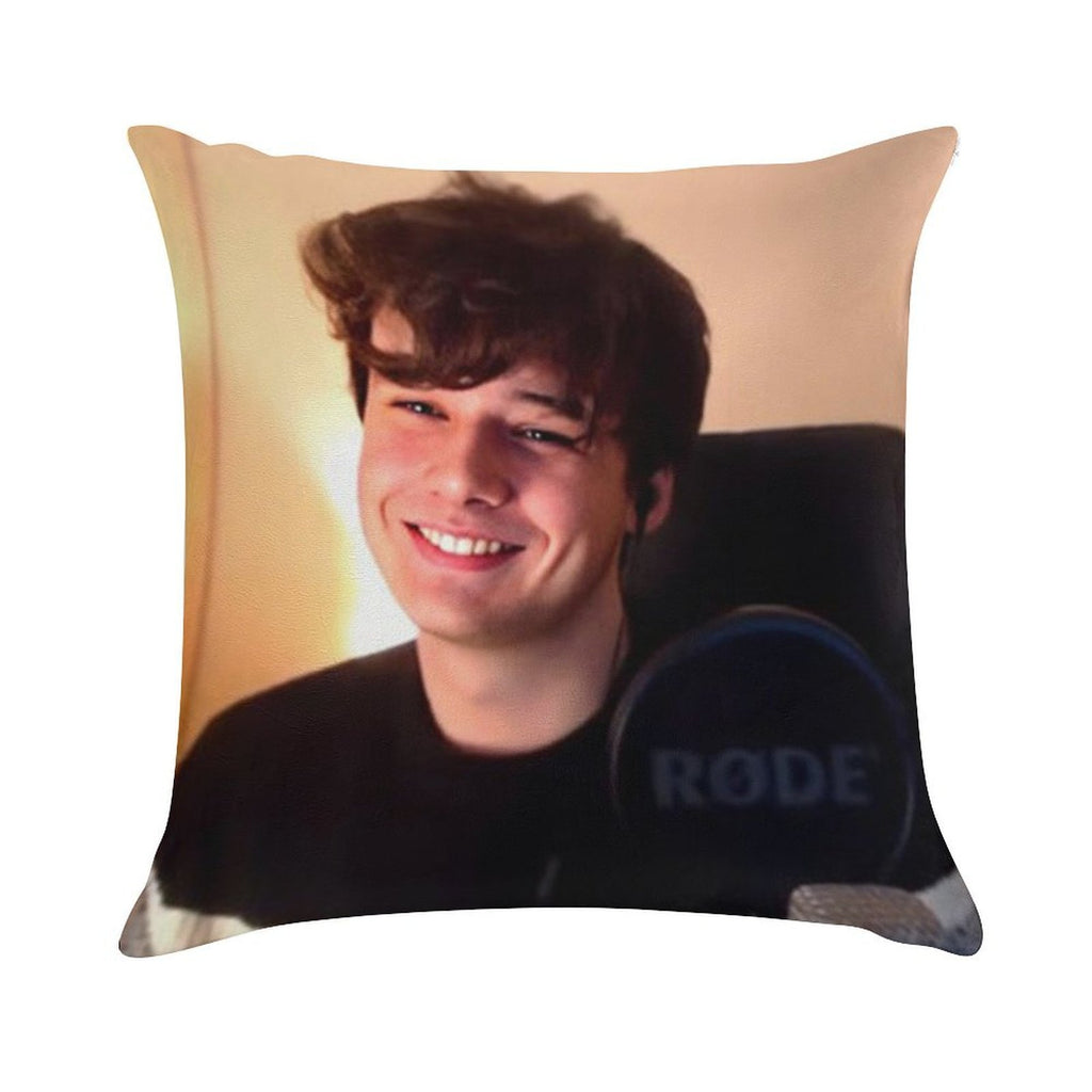 Wilbur Soot Soft Shrink-Resistant Throw Pillow