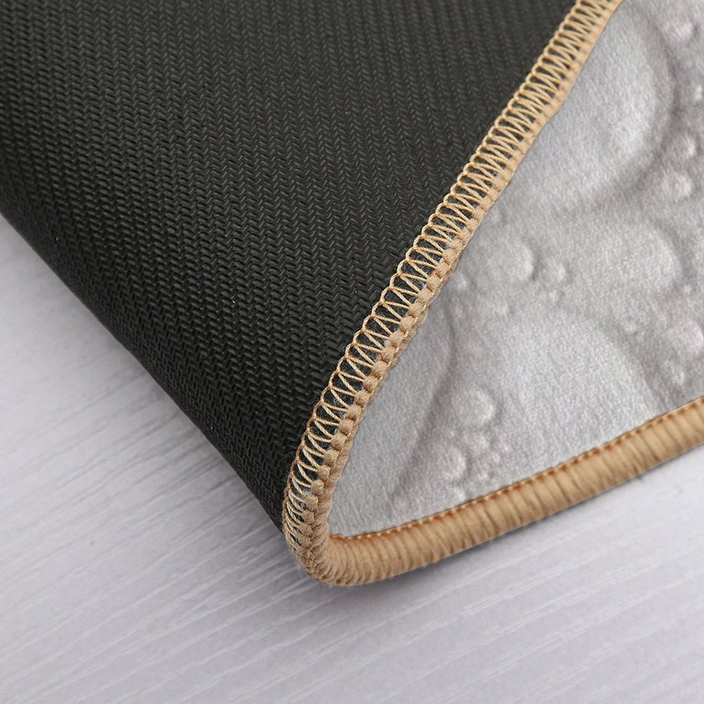 Water Drops, Beads, Rain Drops, Bubbles, White, Clear, Wet, Drenched,  Slip-Resistant Bath Mat