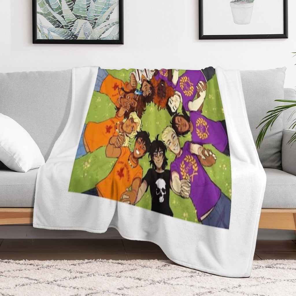 Heroes Of Olympus Wrinkle-free Throw Blanket