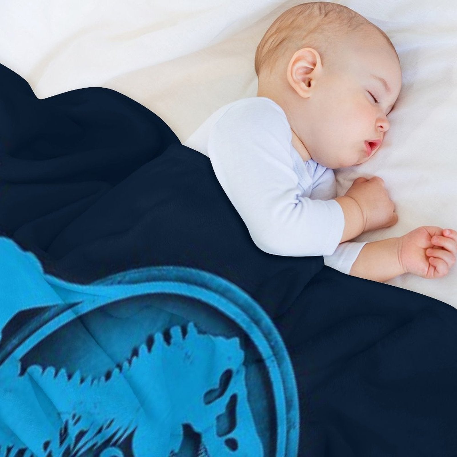 Jurassic World - Blue Is My Favorite Raptor Shrink-resistant Throw Blanket